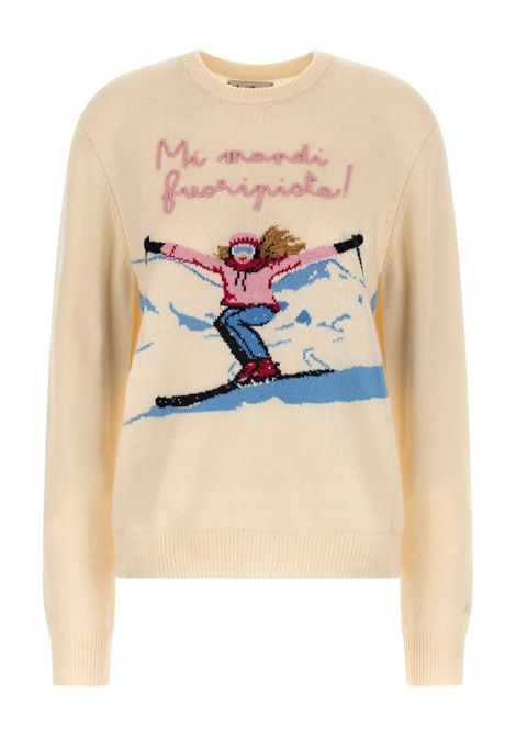 Pull Donna con ricamo SAINT BARTH | QUE0018 NEW QUEEN C03922I MANDI FUORIPISTA 10 EMB